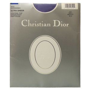 Vintage Christian Dior Pantyhose Size 3 AMETHYST Purple NEW